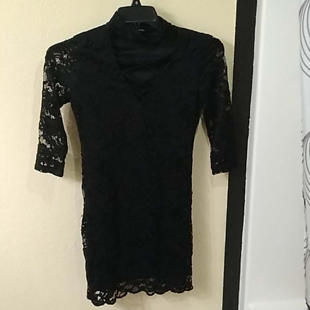 Black Laced Dress